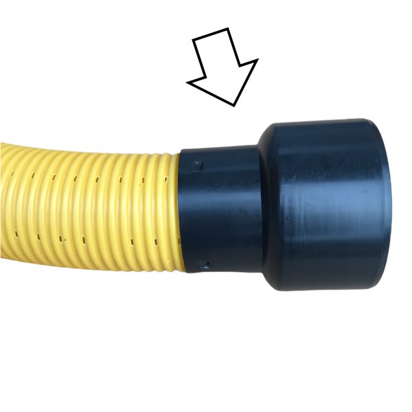 Drainage pipe reduction DN80 / KG pipe 110